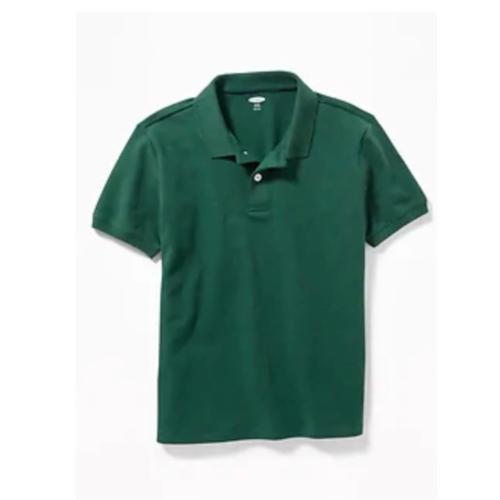 Lot- 4 Boys Short Sleeve Polo Uniform Shirt